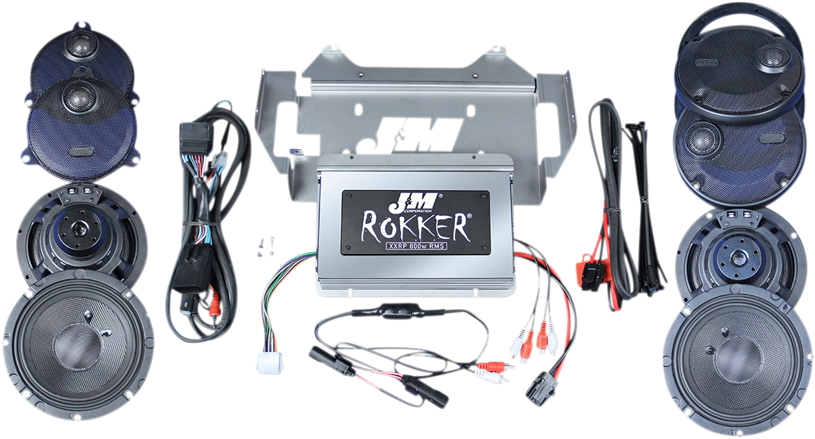 ROKKER® XXR EXTREME 800w 4-Spkr/Amp Install Kit - 14-20 FLT 2014 - 2020