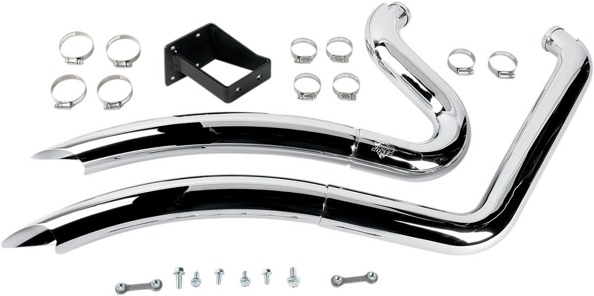 Chrome Big Radius Exhaust 2006 - 2010