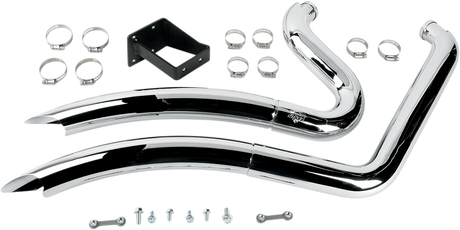 Chrome Big Radius Exhaust 2006 - 2010