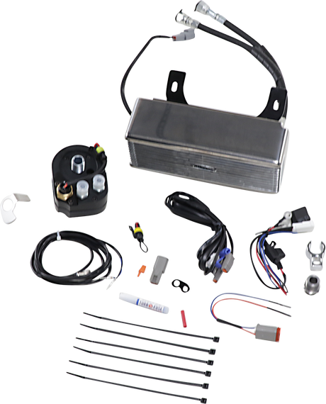 Oil Cooler Kit - Chrome - Touring 1994 - 2008