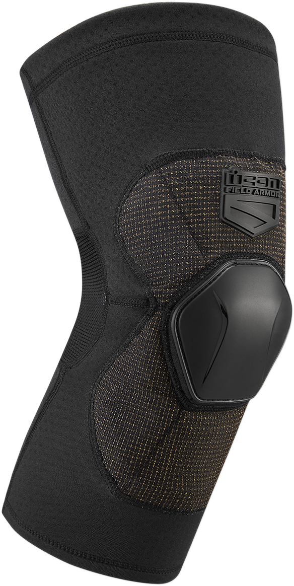 Field Armor™ Compression Knee Guards - Black - Medium