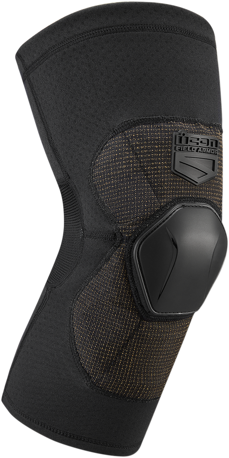 Field Armor™ Compression Knee Guards - Black - Medium