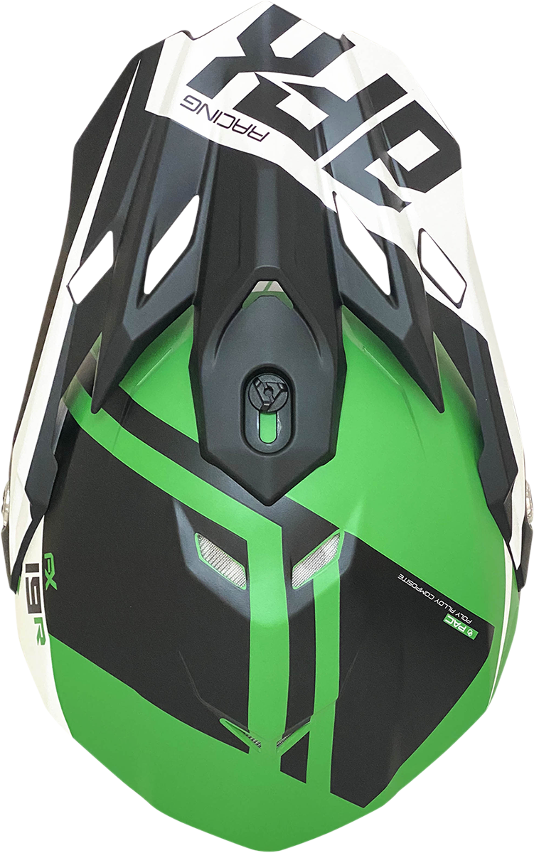 FX-19R Helmet - Racing - Matte Green - Large