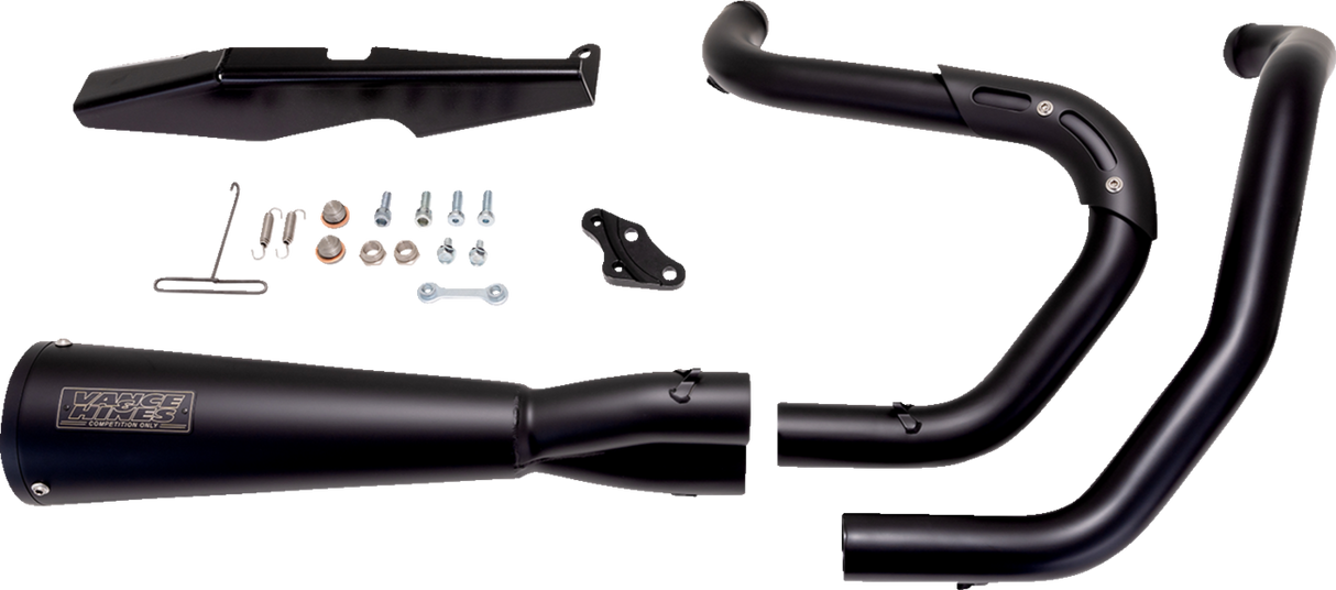 Upsweep 2-into-1 Exhaust System - Stainless Steel - Black 2004 - 2013