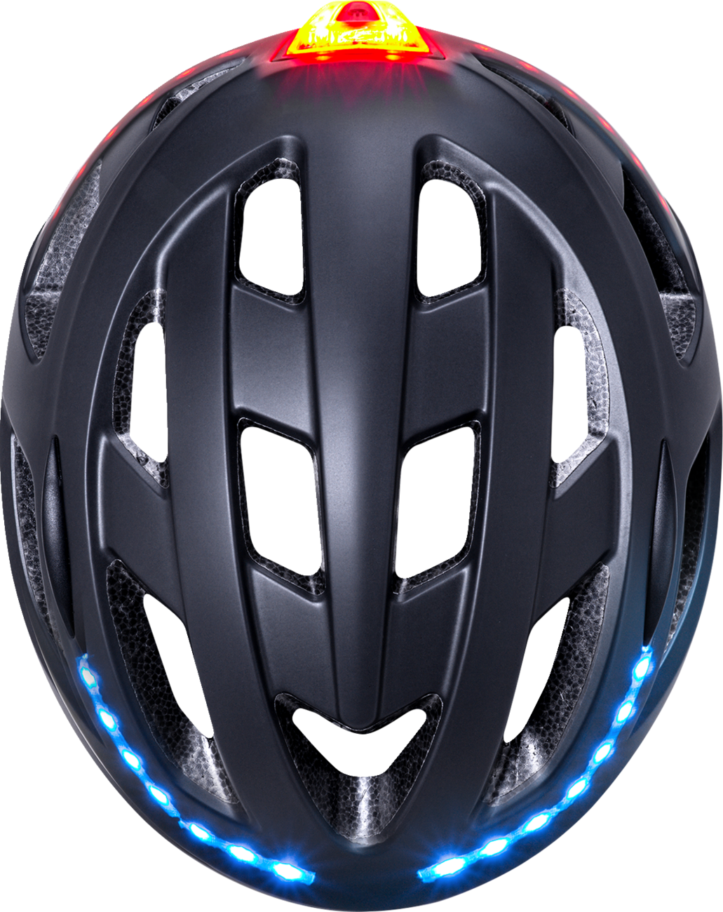 Central Lit Helmet - Matte Black - S/M