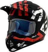 FX-17Y Helmet - Attack - Matte Black/Red - Medium