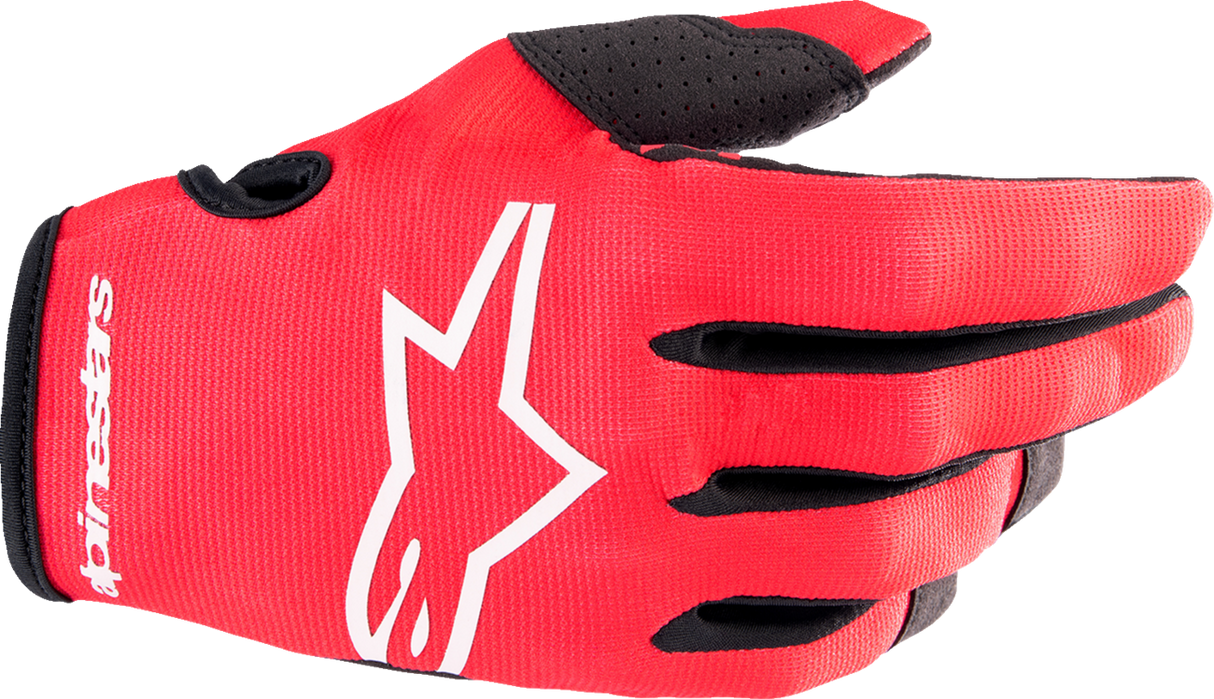 Youth Radar Gloves - Red/White - Medium