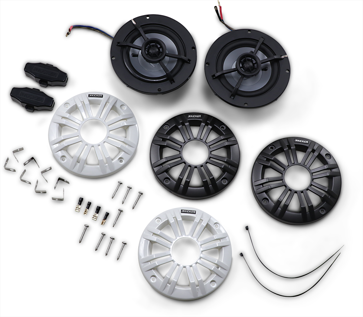 All-Weather 4\" 2-way 4 Ohm Speakers