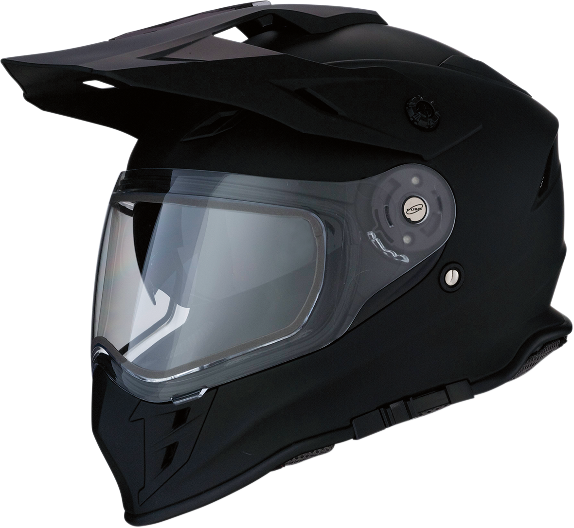 Range Snow Helmet - Dual Pane - Flat Black - Small