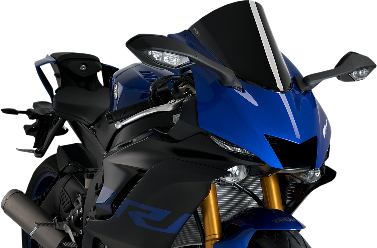 Race Windscreen - 14-1/2\" - Black - YZF-R6 2017 - 2024