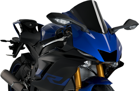 Race Windscreen - 14-1/2\" - Black - YZF-R6 2017 - 2024