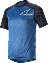 Alps 4.0 V2 Jersey - Short-Sleeve - Blue/Black/Silver - Small