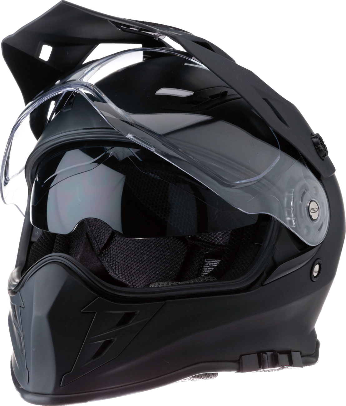 Range Dual Sport Helmet - Flat Black - Large