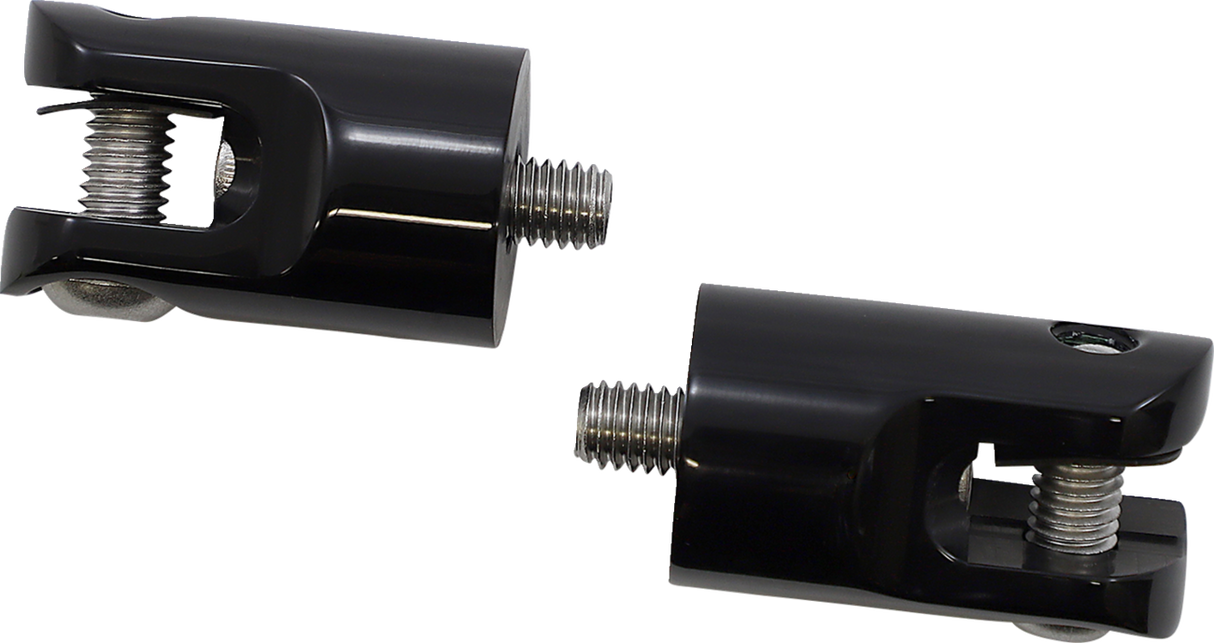 Rear Footpeg Mounts - Black