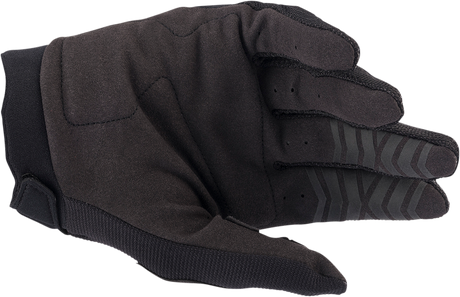 Youth Full Bore Gloves - Black - Large