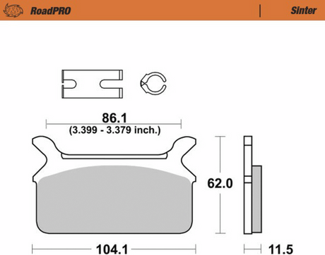 Brake Pads - Sintered Series 1984 - 1999