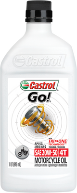 Go! Mineral 4T Engine Oil - 20W-50 - 1 U.S. quart