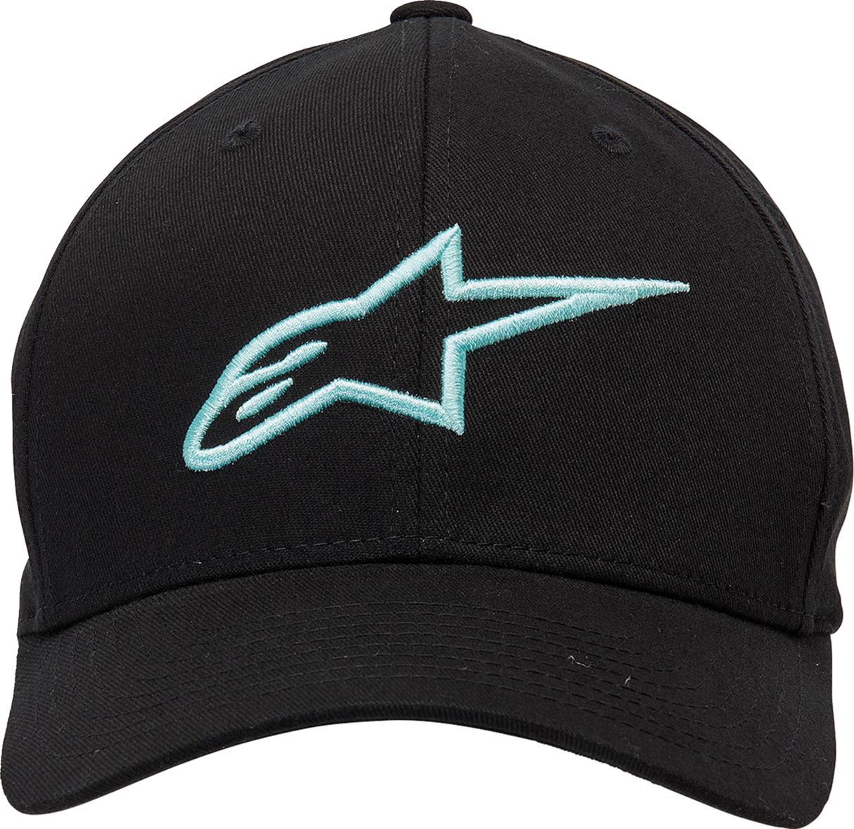 Ageless Curve Hat - Black/Light Aqua - Small/Medium