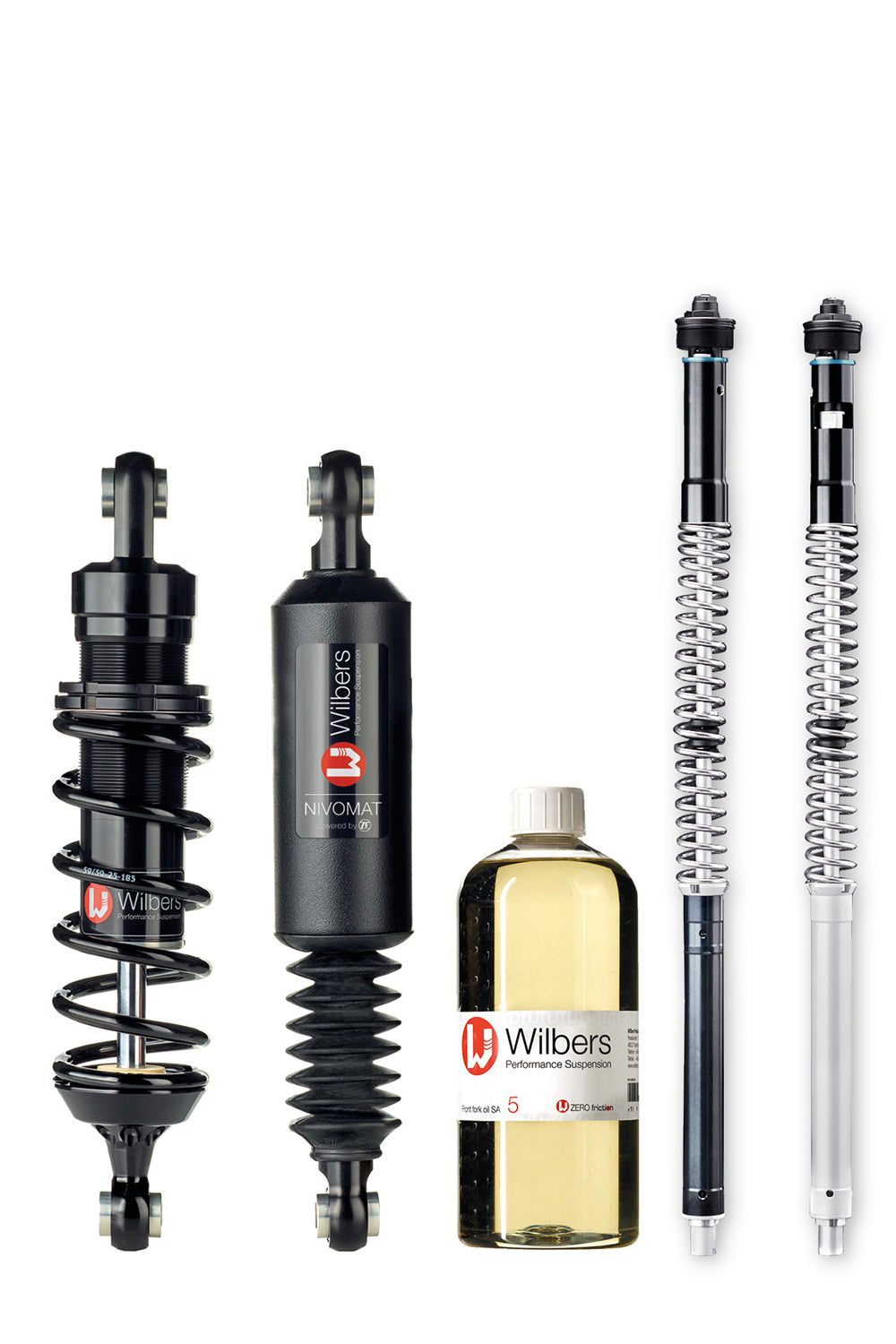 WILBERS NIVOMAT SUSPENSION WITH CARTRIDGE KIT -  24 RG CVO ST - 23-24 CVO With Inverted Fork