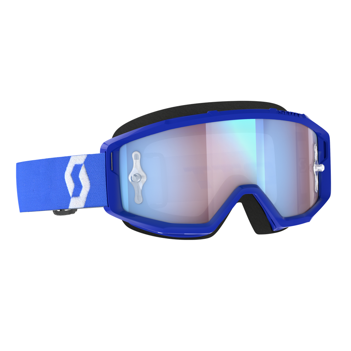 Primal Goggles - Blue/White - Blue Chrome Works