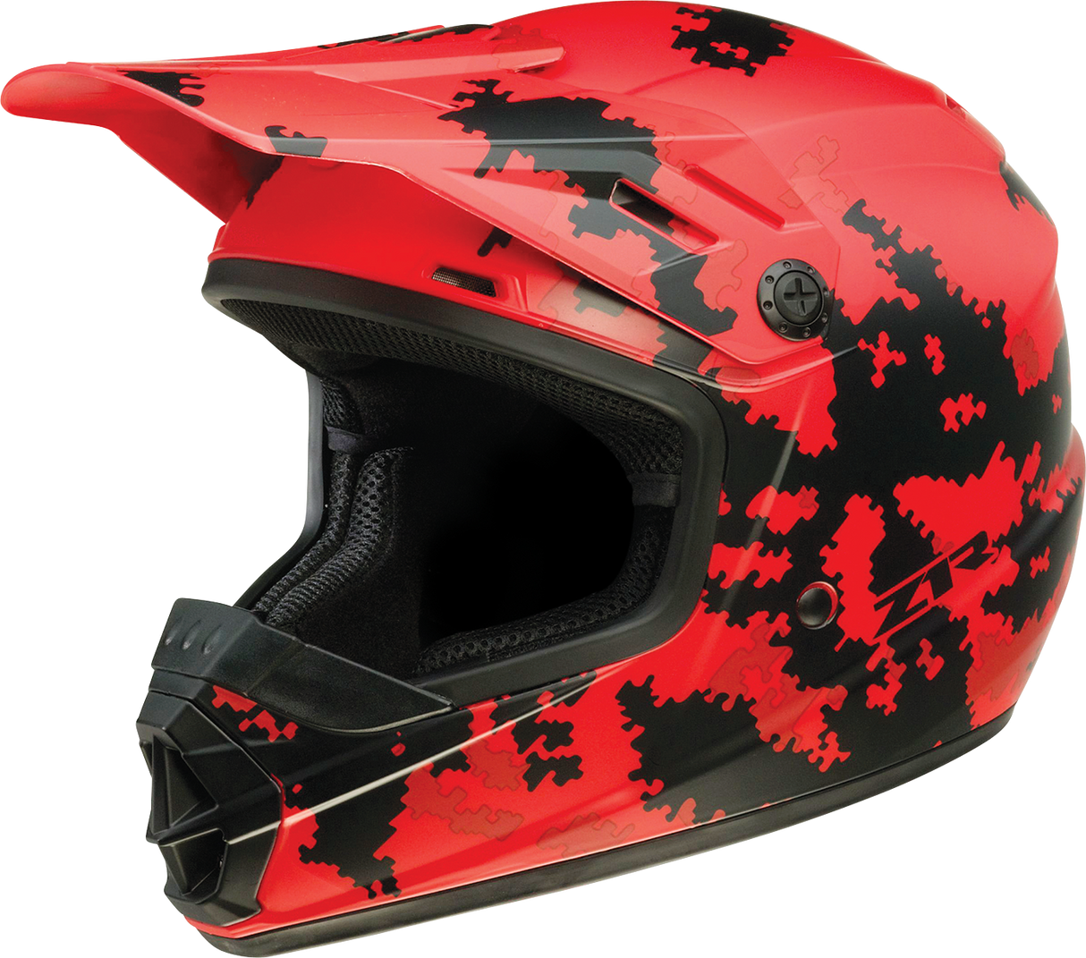 Youth Rise Helmet - Digi Camo - Red - Large