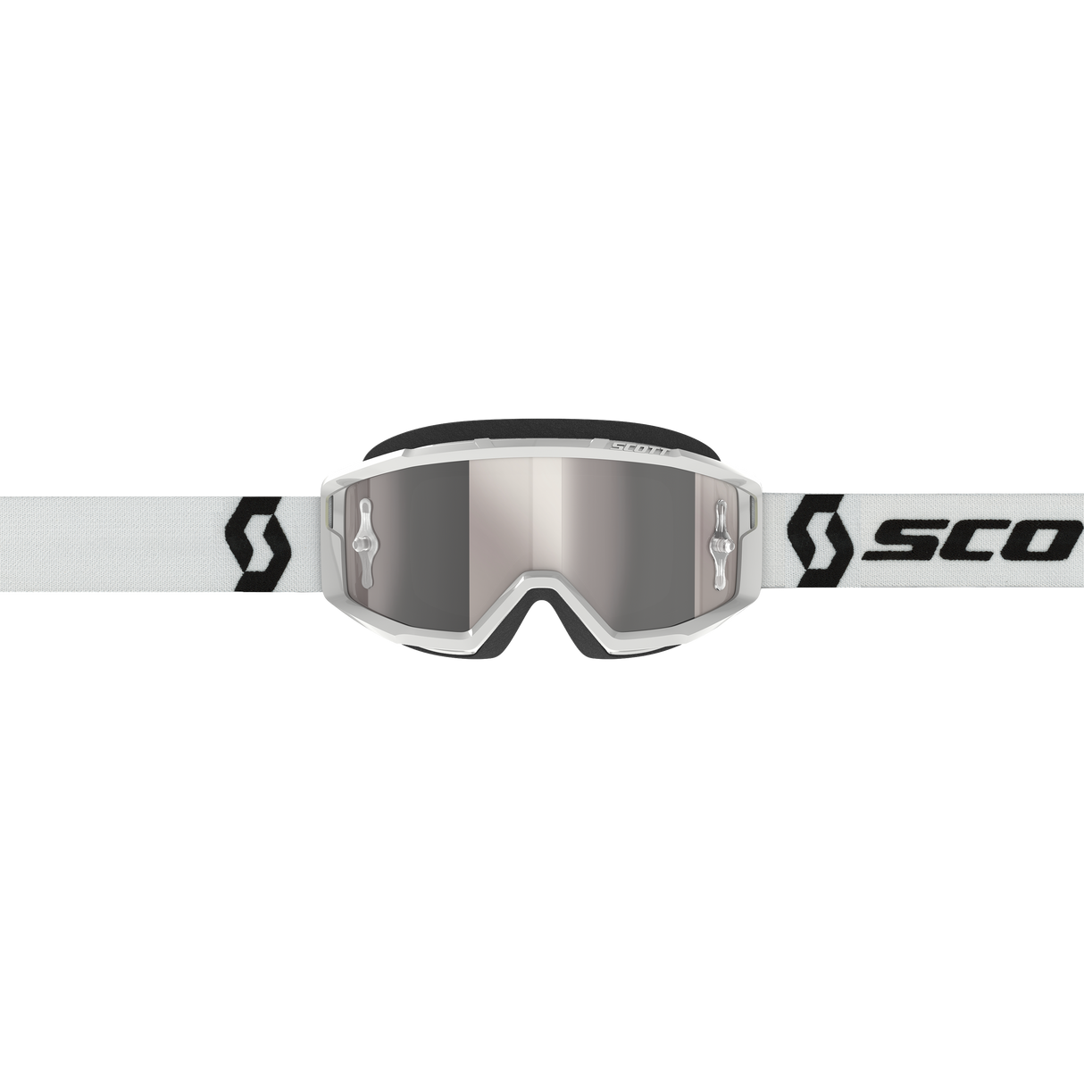 Primal Goggles - White - Silver Chrome Works