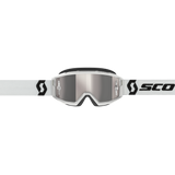 Primal Goggles - White - Silver Chrome Works