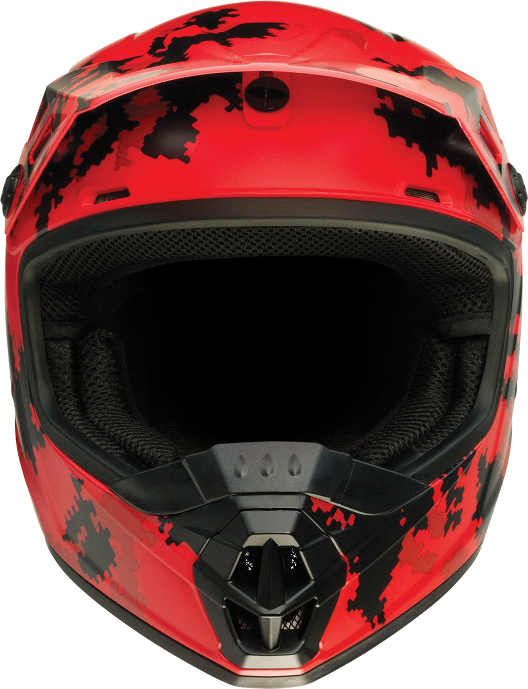 Youth Rise Helmet - Digi Camo - Red - Large