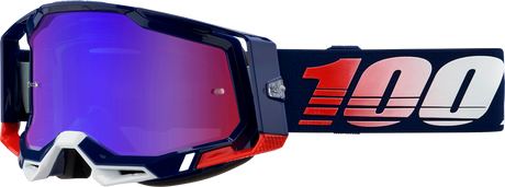 Racecraft 2 Goggles - Republic - Red/Blue Mirror