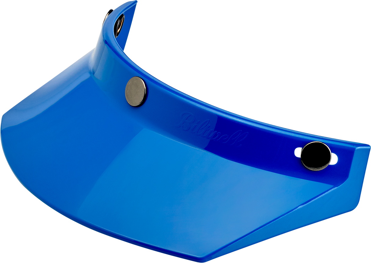 Moto 3-Snap Visor - Blue