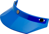 Moto 3-Snap Visor - Blue