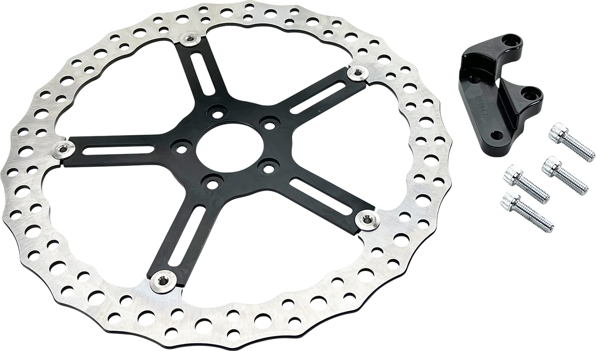 Rotor Kit - Jagged - Right Front - 15\" 2018 - 2022