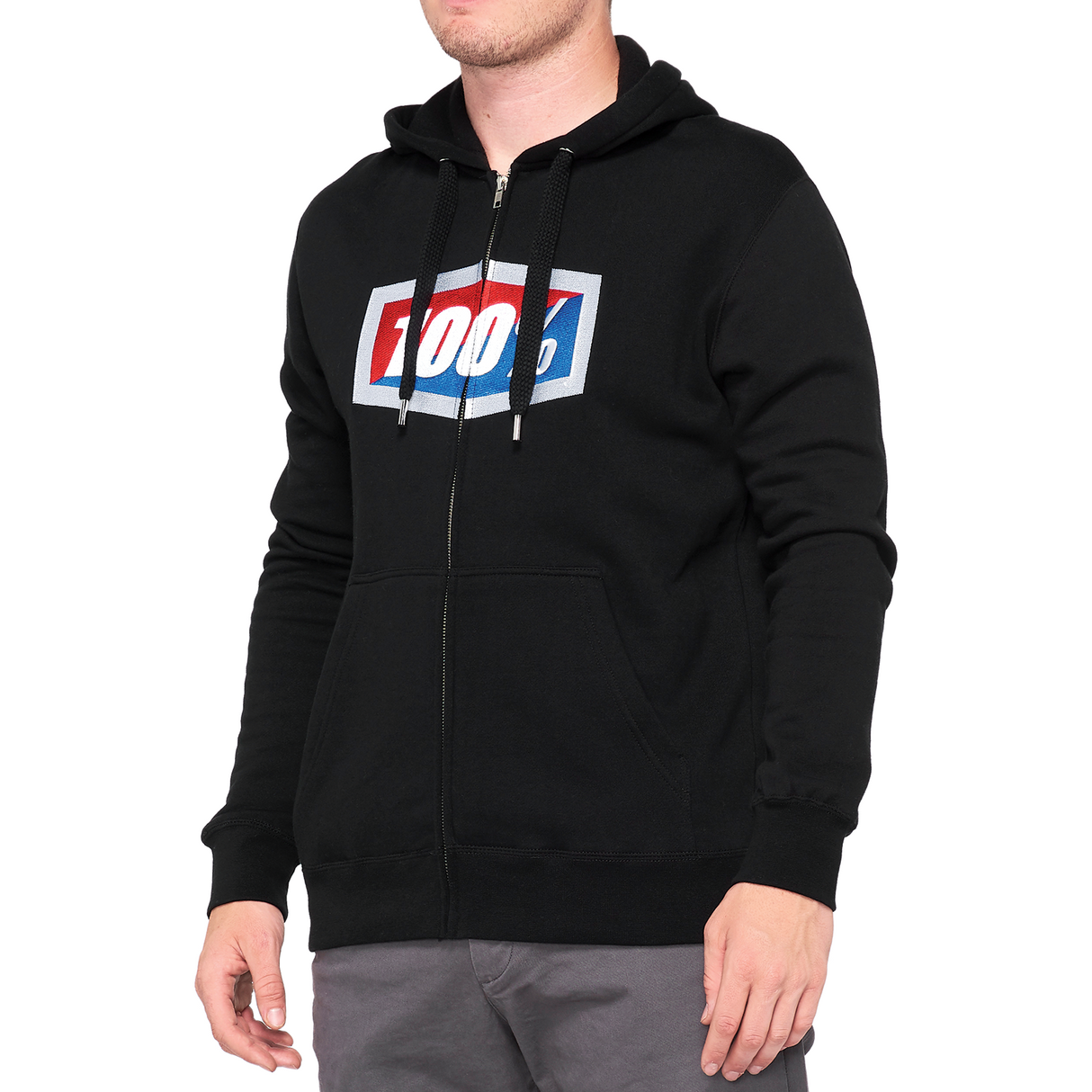 Official Fleece Zip-Up Hoodie - Black - Large