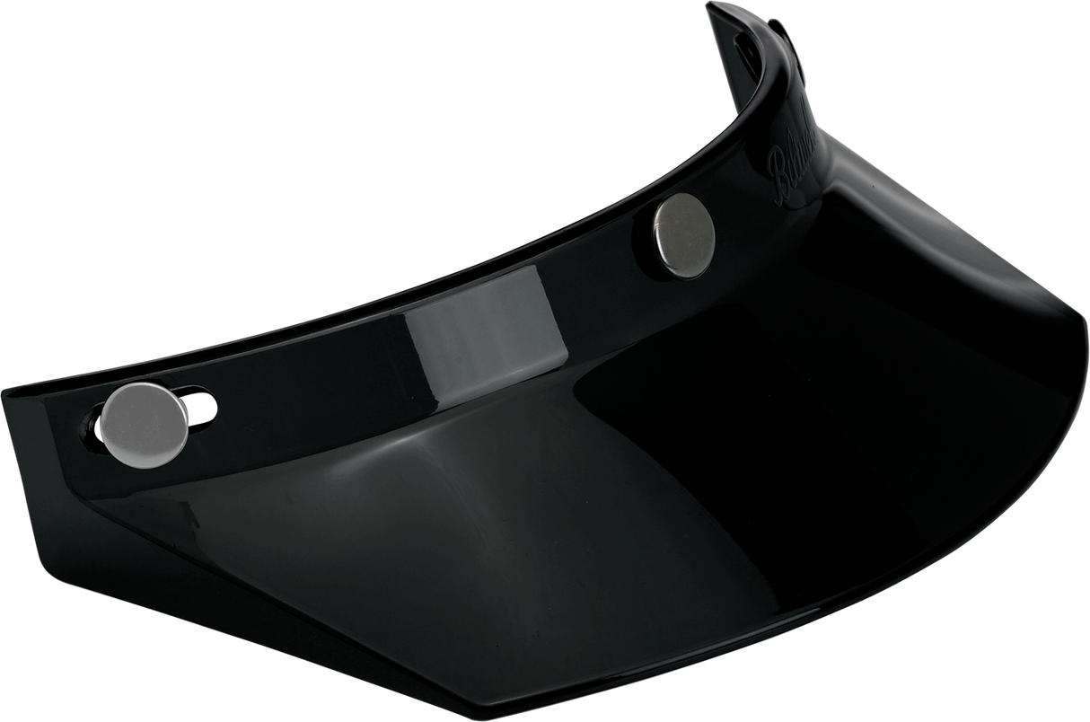 Moto 3-Snap Visor - Black