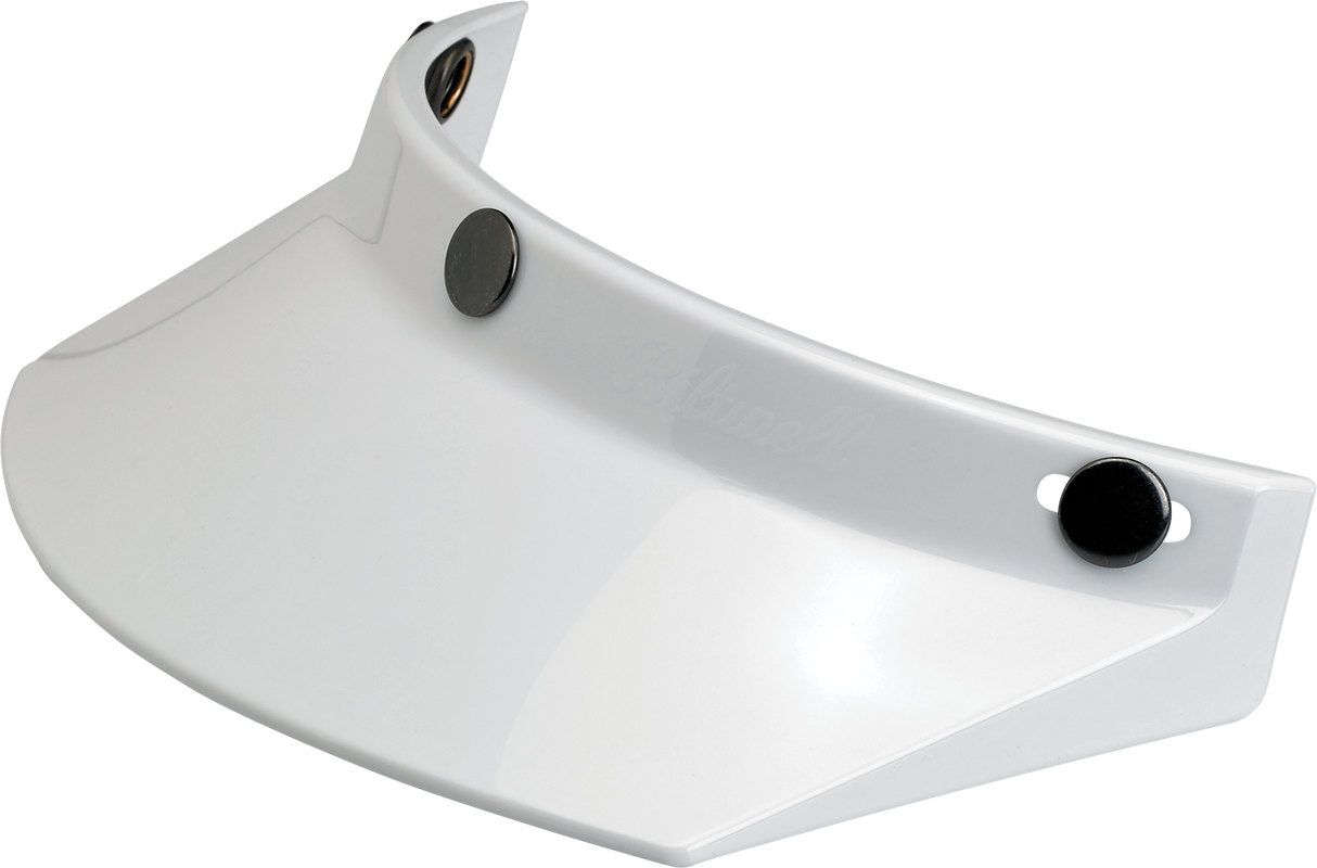 Moto 3-Snap Visor - White