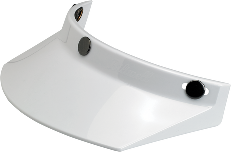 Moto 3-Snap Visor - White