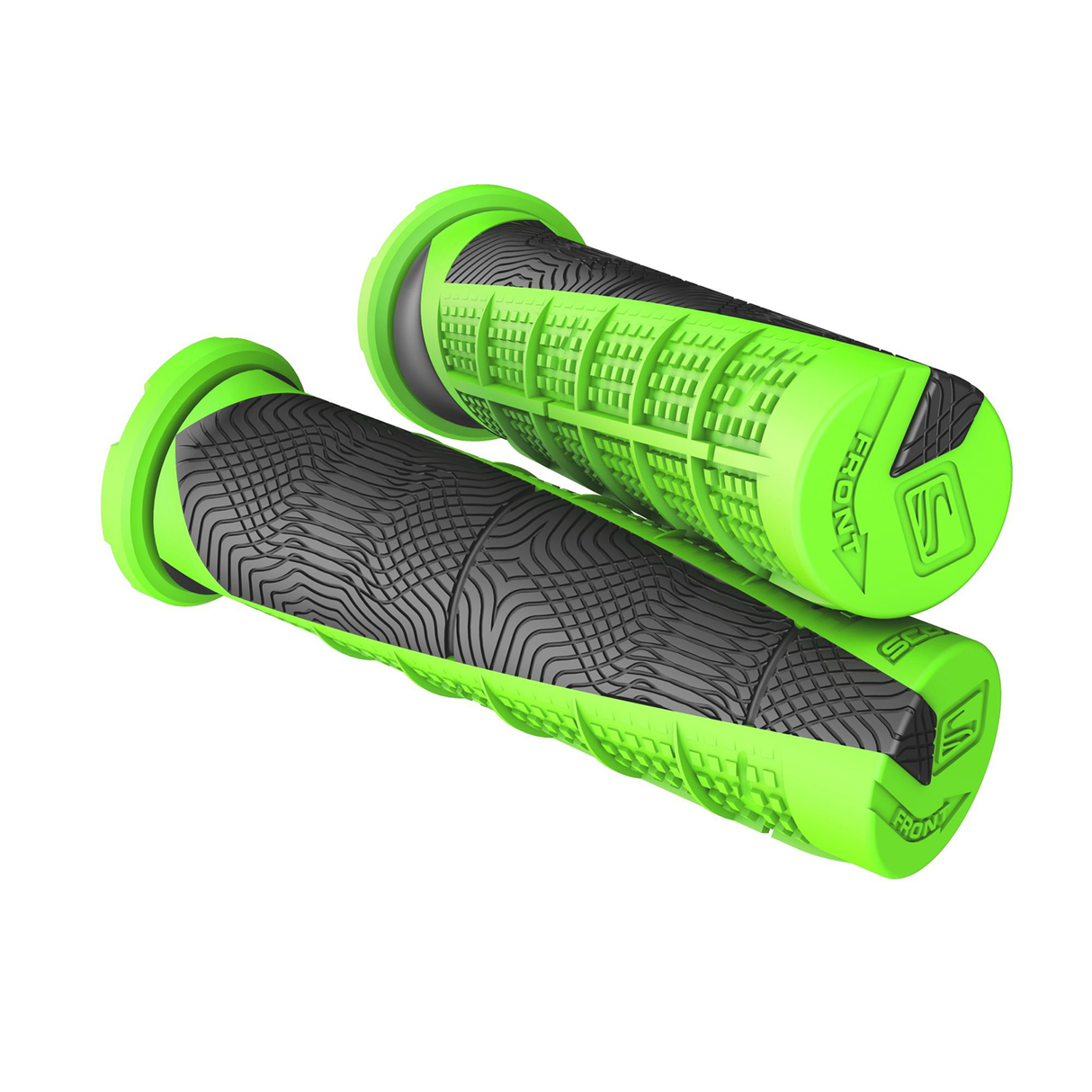 Grips - Deuce - ATV - Black/Neon Green