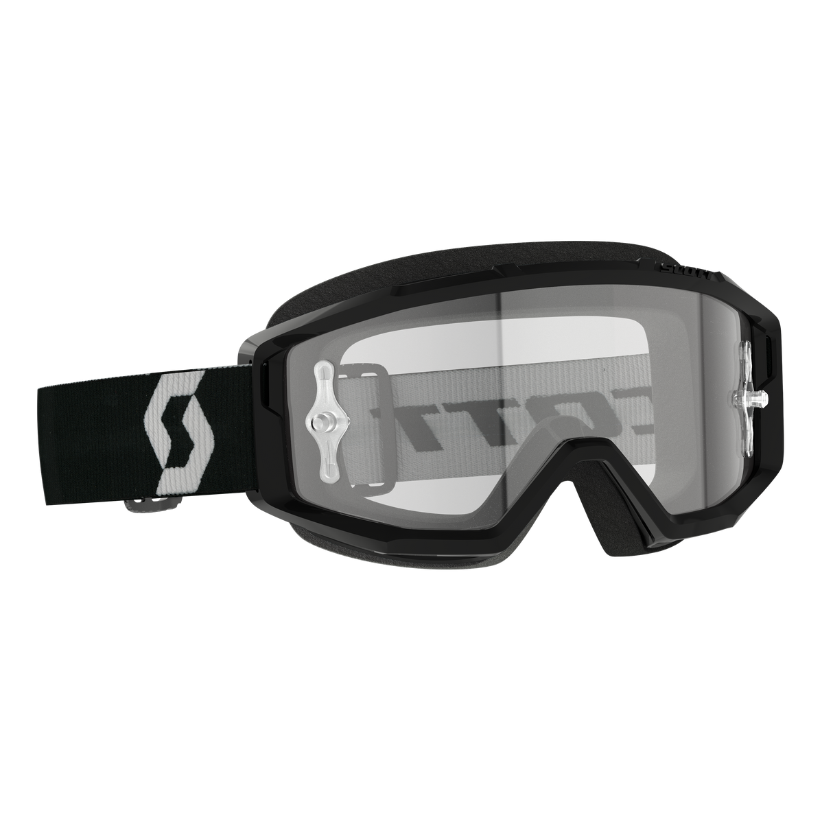 Primal Goggles - Black/White - Clear