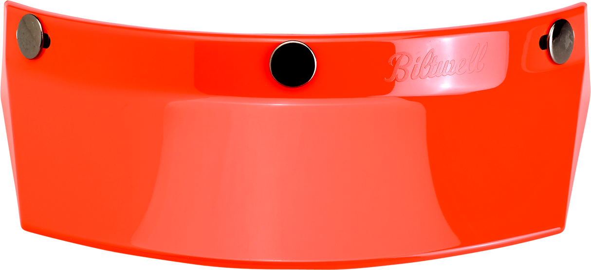 Moto 3-Snap Visor - Orange