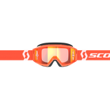 Primal Goggles - Orange/White - Orange Chrome Works