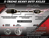 Axle - X-Treme - Heavy-Duty - Front Left - Can Am 2009 - 2019