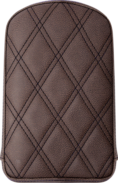 Sissy Bar Pad - Lattice Stitched - Brown