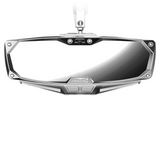 Mirror - Halo R - Rear View w/LED Cabin Light - Rectangle - Silver w/Silver Bezel - 2\" 2008 - 2021